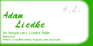 adam liedke business card